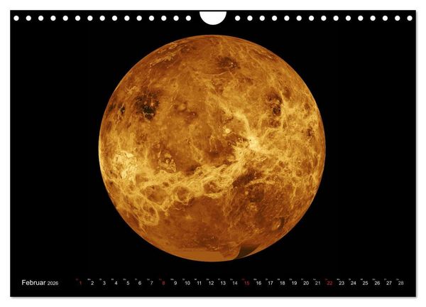 Produktbild: Sonne, Monde und Planeten (Wandkalender 2026 DIN A4 quer), CALVENDO Monatskalender