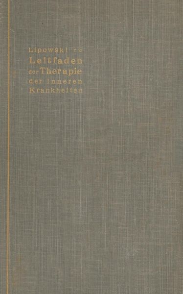 Produktbild: Leitfaden der Therapie der inneren Krankheiten