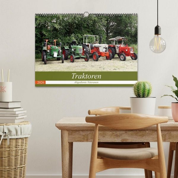 Produktbild: Traktoren - Altgediente Veteranen (Wandkalender 2026 DIN A3 quer), CALVENDO Monatskalender