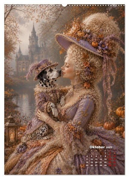 Produktbild: Rococo Tr&auml;ume (Wandkalender 2027 DIN A2 hoch), CALVENDO Monatskalender