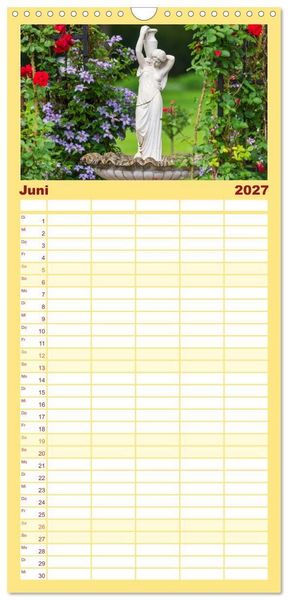 Produktbild: Familienplaner 2027 - Schl&ouml;sser und G&auml;rten in Brandenburg mit 5 Spalten (Wandkalender, 21 x 45 cm) CALVENDO