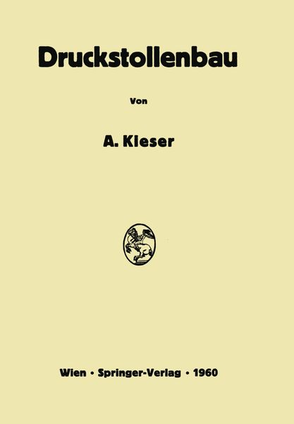 Produktbild: Druckstollenbau