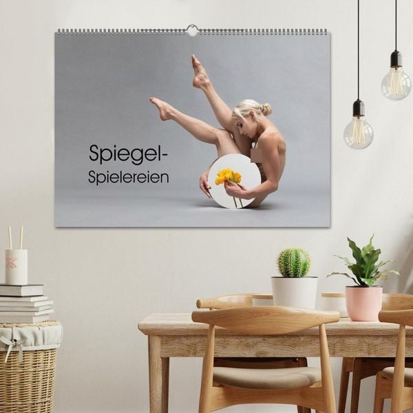 Produktbild: Spiegel-Spielereien (Wandkalender 2026 DIN A2 quer), CALVENDO Monatskalender