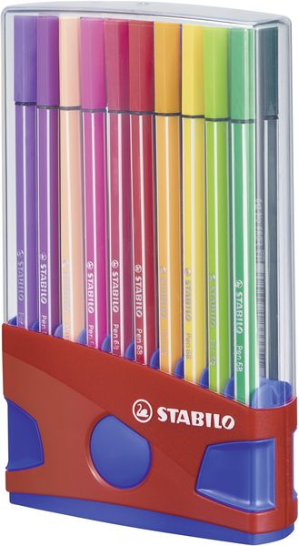 Produktbild: STABILO Premium-Filzstift - Pen 68 - ColorParade - 20er Pack - mit 20 verschiedenen Farben