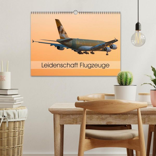 Produktbild: Leidenschaft Flugzeuge (Wandkalender 2026 DIN A3 quer), CALVENDO Monatskalender