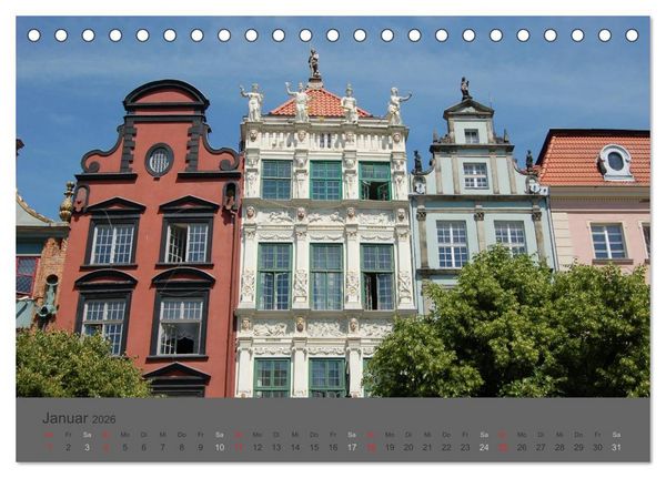 Produktbild: Altst&auml;dte in Polen (Tischkalender 2026 DIN A5 quer), CALVENDO Monatskalender