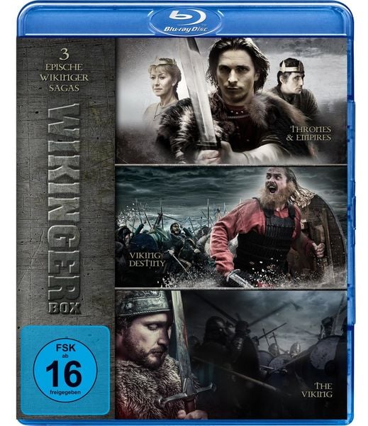 Produktbild: Wikinger Box - Drei epische Wikinger Sagas - Thrones & Empires, Viking Destiny, The Viking [3 BRs]