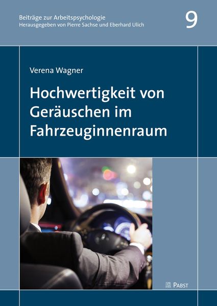 Produktbild: Hochwertigkeit von Ger&auml;uschen im Fahrzeuginnenraum