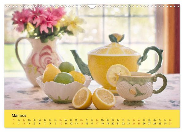 Produktbild: Gibt das Leben dir Zitronen, frag nach Zucker und Gew&uuml;rzen! (Wandkalender 2026 DIN A3 quer), CALVENDO Monatskalender
