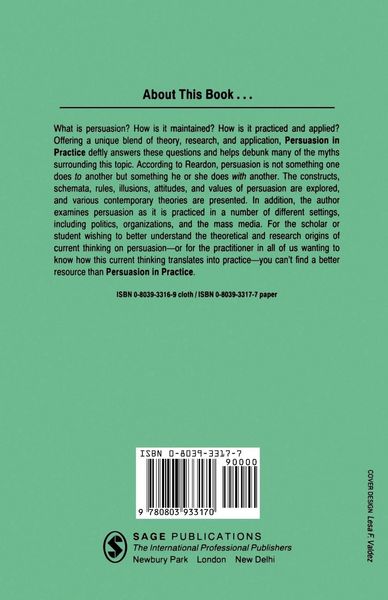 Produktbild: Persuasion in Practice