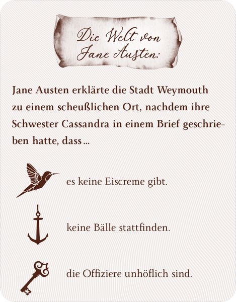 Produktbild: Die Welt der Jane Austen - Das Quiz