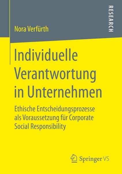 Produktbild: Individuelle Verantwortung in Unternehmen