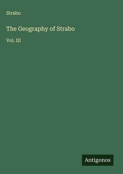 Produktbild: The Geography of Strabo