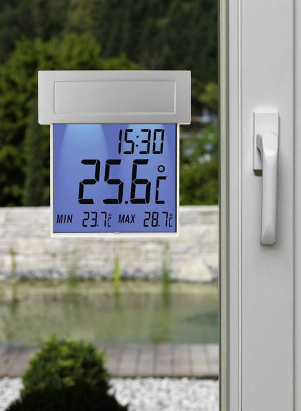 Produktbild: TFA Dostmann Vision Solar Thermometer Silber 30.1035