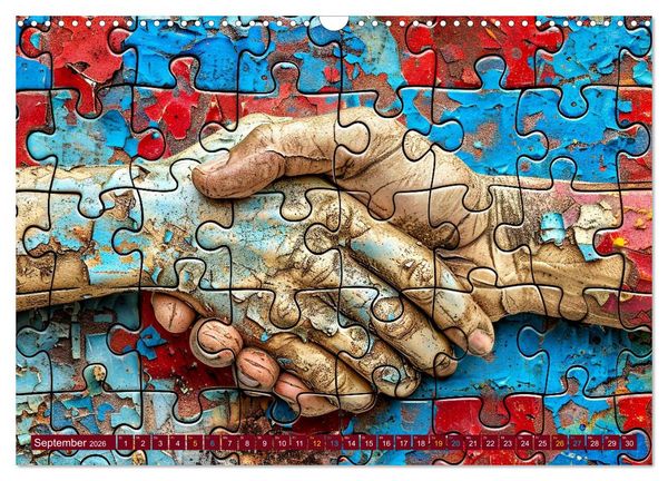 Produktbild: Faszination PUZZLE (Wandkalender 2026 DIN A3 quer), CALVENDO Monatskalender