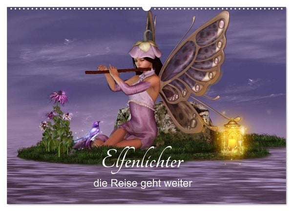 Produktbild: Elfenlichter, die Reise geht weiter (Wandkalender 2026 DIN A2 quer), CALVENDO Monatskalender