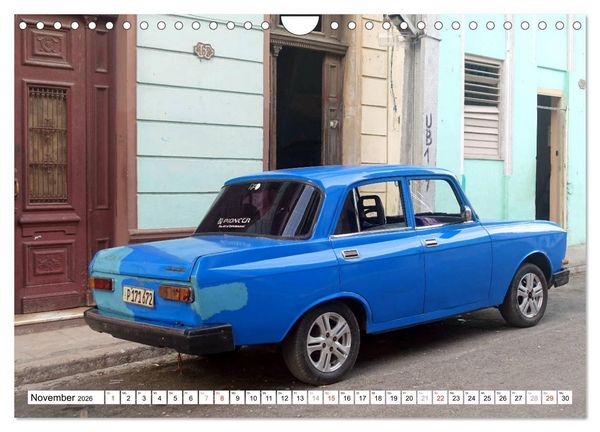 Produktbild: MOSKWITSCH - Auto-Legende der UdSSR (Wandkalender 2026 DIN A4 quer), CALVENDO Monatskalender