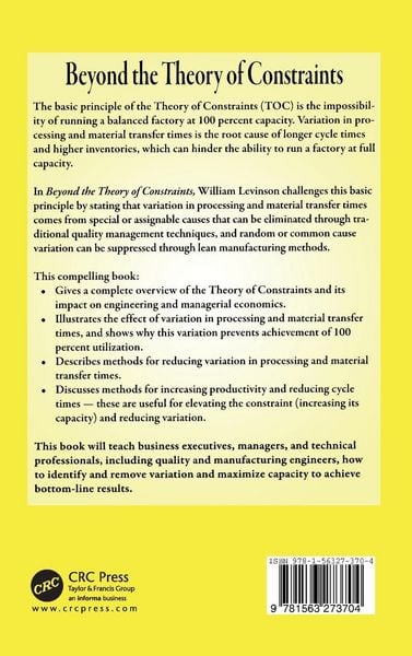 Produktbild: Beyond the Theory of Constraints