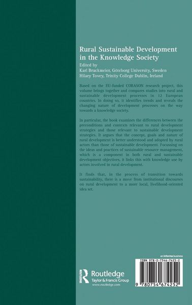 Produktbild: Rural Sustainable Development in the Knowledge Society