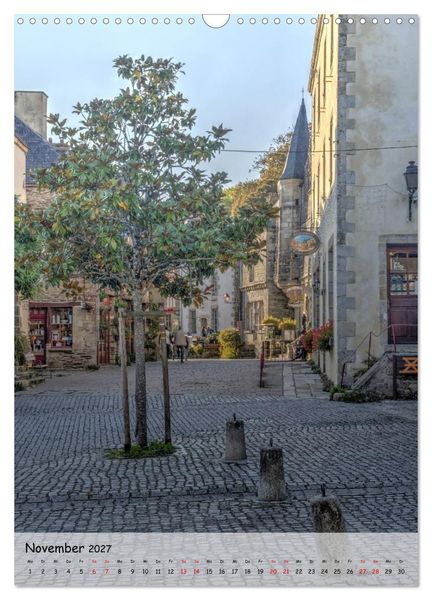 Produktbild: Rochefort-en-Terre. Traumdorf in der Bretagne (Wandkalender 2027 DIN A3 hoch), CALVENDO Monatskalender