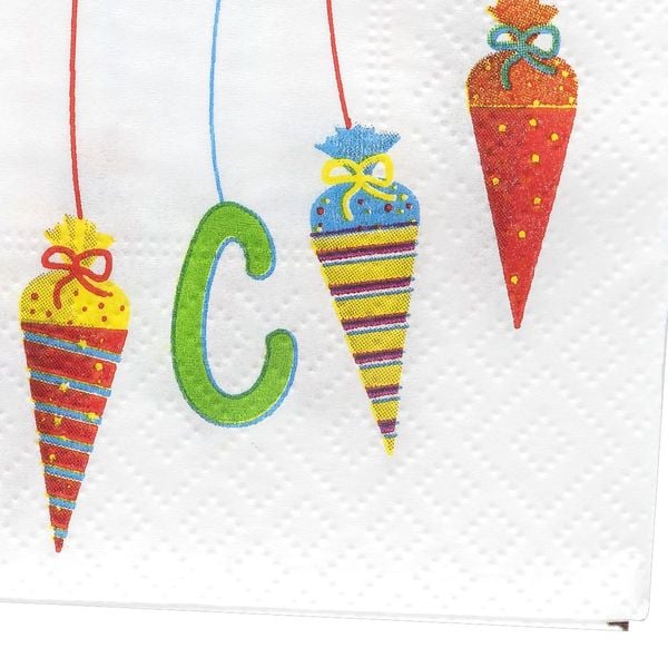 Produktbild: Idena Servietten 33x33cm Schule