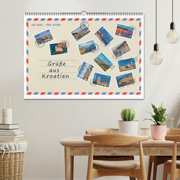Produktbild: Gr&uuml;&szlig;e aus Kroatien (Wandkalender 2026 DIN A2 quer), CALVENDO Monatskalender