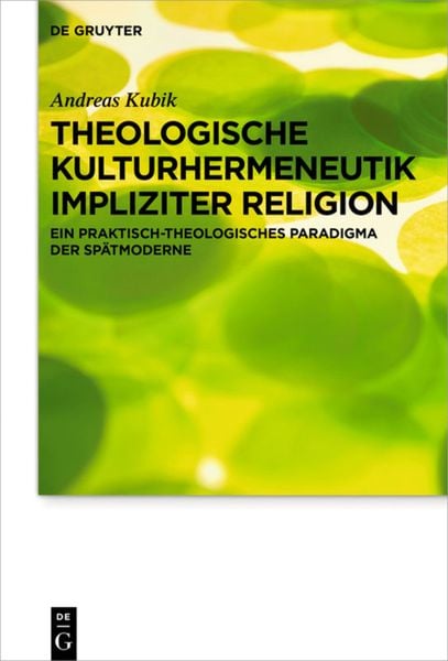 Produktbild: Theologische Kulturhermeneutik impliziter Religion