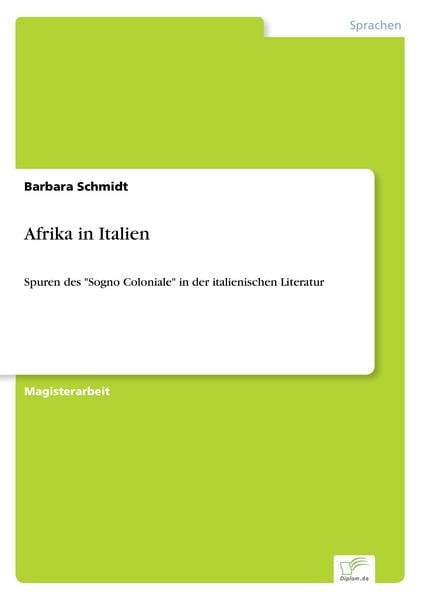 Produktbild: Afrika in Italien