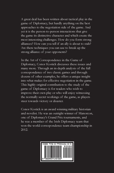 Produktbild: The Art of Correspondence in the Game of Diplomacy