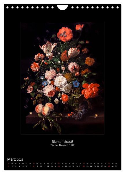 Produktbild: Stillleben - Illusionistische Malerei der Renaissance (Wandkalender 2026 DIN A4 hoch), CALVENDO Monatskalender