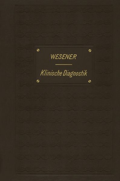 Produktbild: Medicinisch-klinische Diagnostik