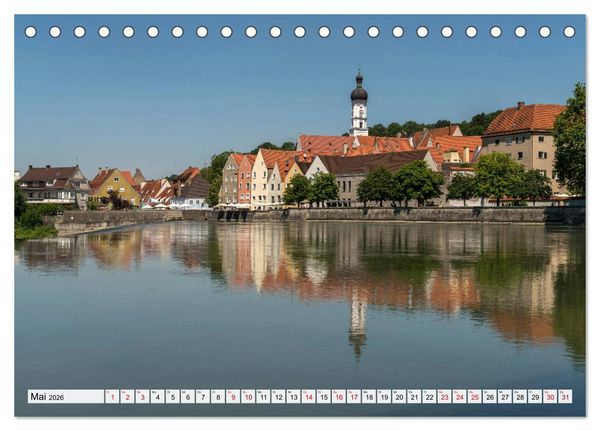 Produktbild: Landsberg am Lech (Tischkalender 2026 DIN A5 quer), CALVENDO Monatskalender