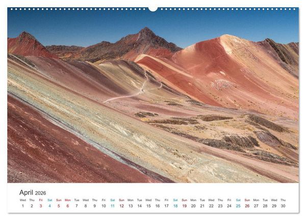 Produktbild: Mysterious Peru (Wall Calendar 2026 DIN A2 landscape), CALVENDO 12 Month Wall Calendar