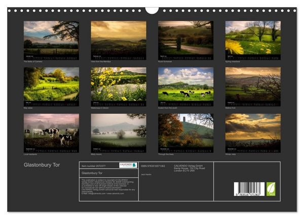 Produktbild: Glastonbury Tor (Wall Calendar 2026 DIN A3 landscape), CALVENDO 12 Month Wall Calendar
