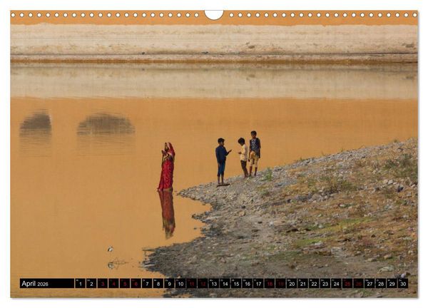 Produktbild: Indien - im Meer der Farben (Wandkalender 2026 DIN A3 quer), CALVENDO Monatskalender
