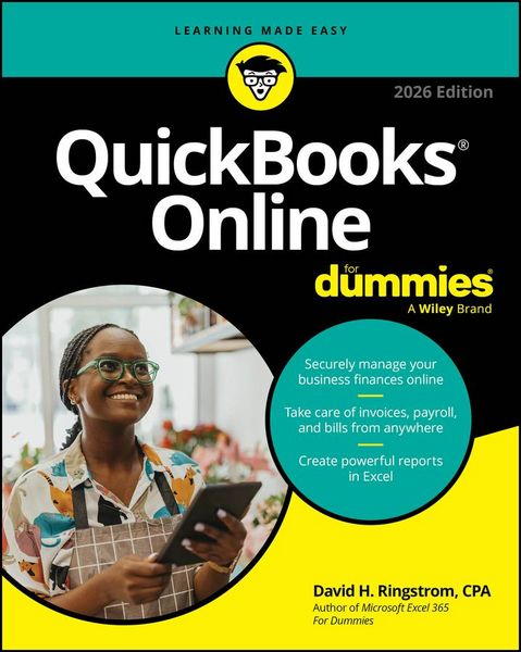 Produktbild: QuickBooks Online For Dummies, 2026 Edition