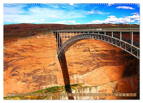 Produktbild: Br&uuml;cken - Kunst (hochwertiger Premium Wandkalender 2026 DIN A2 quer), Kunstdruck in Hochglanz