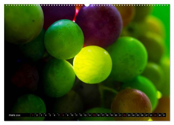 Produktbild: LE VIN (Calendrier mural 2026 DIN A2 vertical) calendrier de bureau