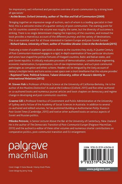 Produktbild: A Quarter Century of Post-Communism Assessed