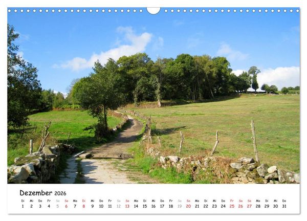Produktbild: Camino Frances - Jakobsweg (Wandkalender 2026 DIN A3 quer), CALVENDO Monatskalender