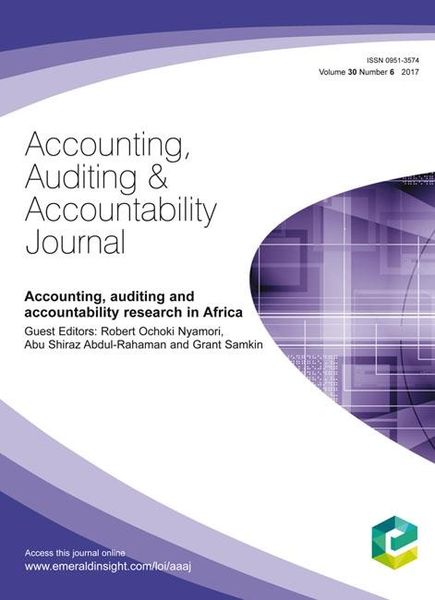 Produktbild: Accounting, Auditing and Accountability Research in Africa