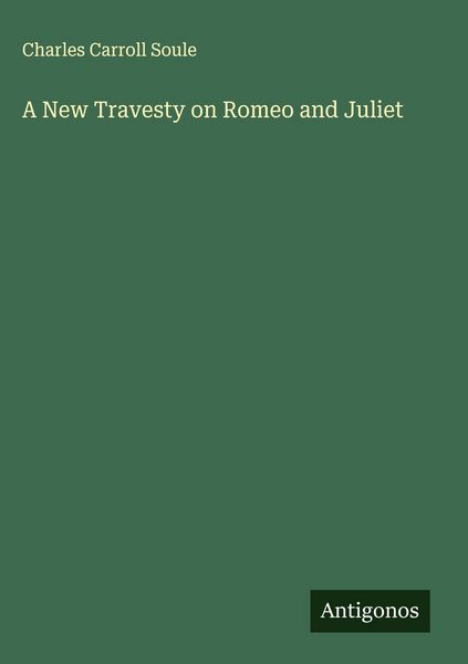 Produktbild: A New Travesty on Romeo and Juliet