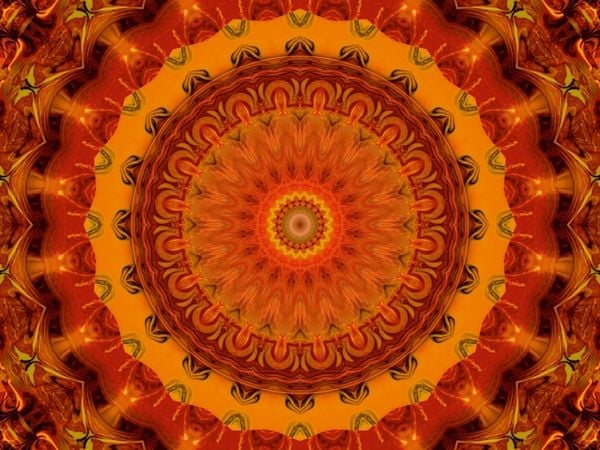 Produktbild: Mandala Buddhas Gold (Puzzle)