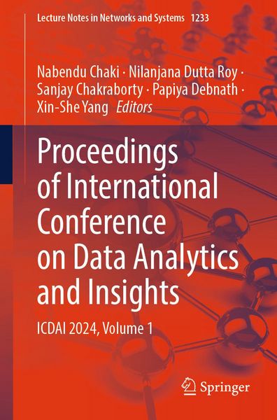 Produktbild: Proceedings of International Conference on Data Analytics and Insights