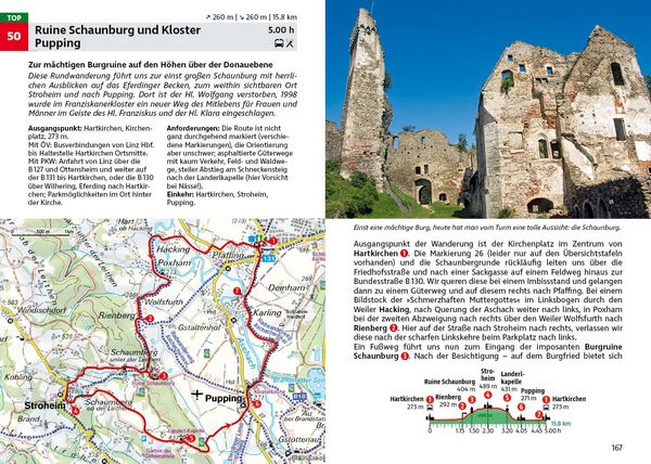 Produktbild: ROTHER Wanderf&uuml;hrer Rund um Linz