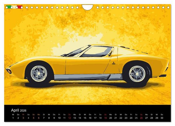 Produktbild: DIE GLORREICHEN ZW&Ouml;LF (Wandkalender 2026 DIN A4 quer), CALVENDO Monatskalender