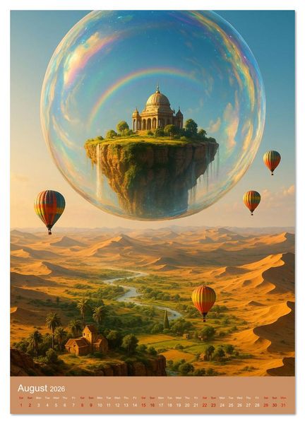 Produktbild: Drifting Reality (Wall Calendar 2026 DIN A3 portrait), CALVENDO 12 Month Wall Calendar