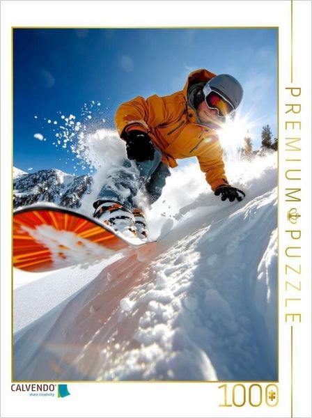 Produktbild: CALVENDO Puzzle Das ist Winterspa&szlig; | 1000 Teile Lege-Gr&ouml;&szlig;e 64x48cm Foto-Puzzle f&uuml;r gl&uuml;ckliche Stunden