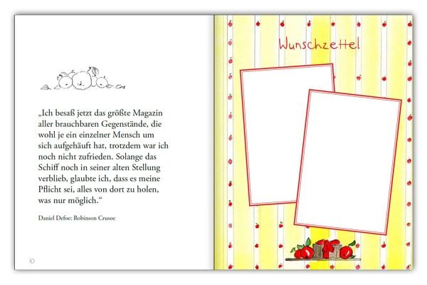 Produktbild: Das Wunschzettelbuch - F&uuml;r alle deine W&uuml;nsche!