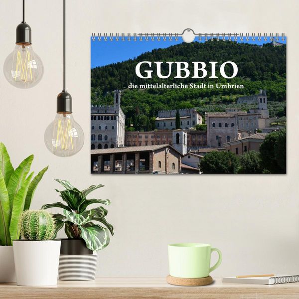 Produktbild: Gubbio - die mittelalterliche Stadt in Umbrien (Wandkalender 2026 DIN A4 quer), CALVENDO Monatskalender